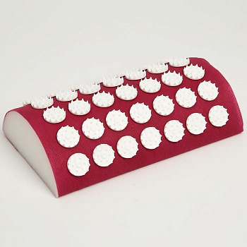 Аппликатор Кузнецова, валик для шеи, спанбонд, красный, 14×23 см