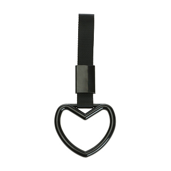 Подвеска для автомобиля, цурикава, JDM «Сердце» 9.5 см, черный