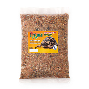 Грунт для террариума, 1 кг, жёлтый