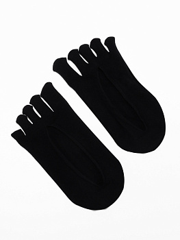 Корректоры - разделители для пальцев ног, капроновые, 36-42 р-р, пара, чёрные