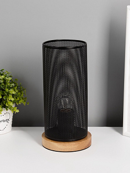 Светильник настольный 21009/1T, 1хE27, 40 Вт, чёрный