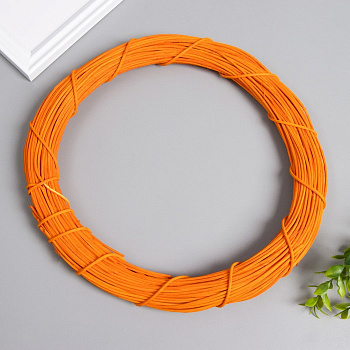 Кольцо для изготовления ловца снов «Оранжевый», d=25 см, ротанг