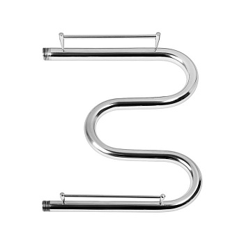 Полотенцесушитель водяной ТЕРА, М-образный, 500×400 мм, с полкой, d=32 мм, наруж. резьба 1"