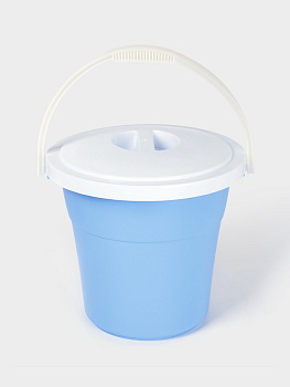 Ведро с крышкой «Евро», 12 л, d=33 см, h=29 см, МИКС