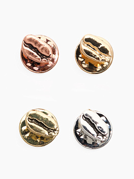 Значки «Зерна кофе», набор 4 шт. миксы