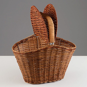 Корзина плетёная «Пикник», 35×20×22 см, ротанг