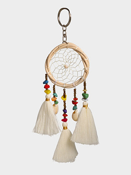 Брелок «Ловец снов», 17 см, белый