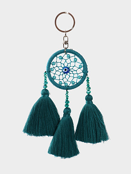 Брелок «Ловец снов», 17 см, бирюзовый