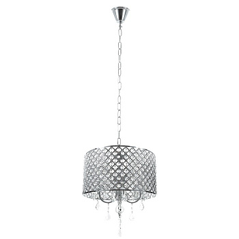 Люстра BayerLux «Савой» 4хЕ14 40 Вт хром 55×55×50-110 см