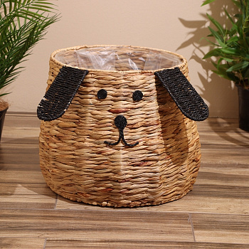 Корзина плетёная «Собачка», 32×32×37 см