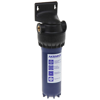 Корпус предфильтра «Аквафор», 1/2", 10SL,12×12.5×39 см, для холодной воды, армированный