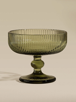 Креманка SL Home «Модерн», 300 мл, 12×10 см, стекло, оттенок МИКС